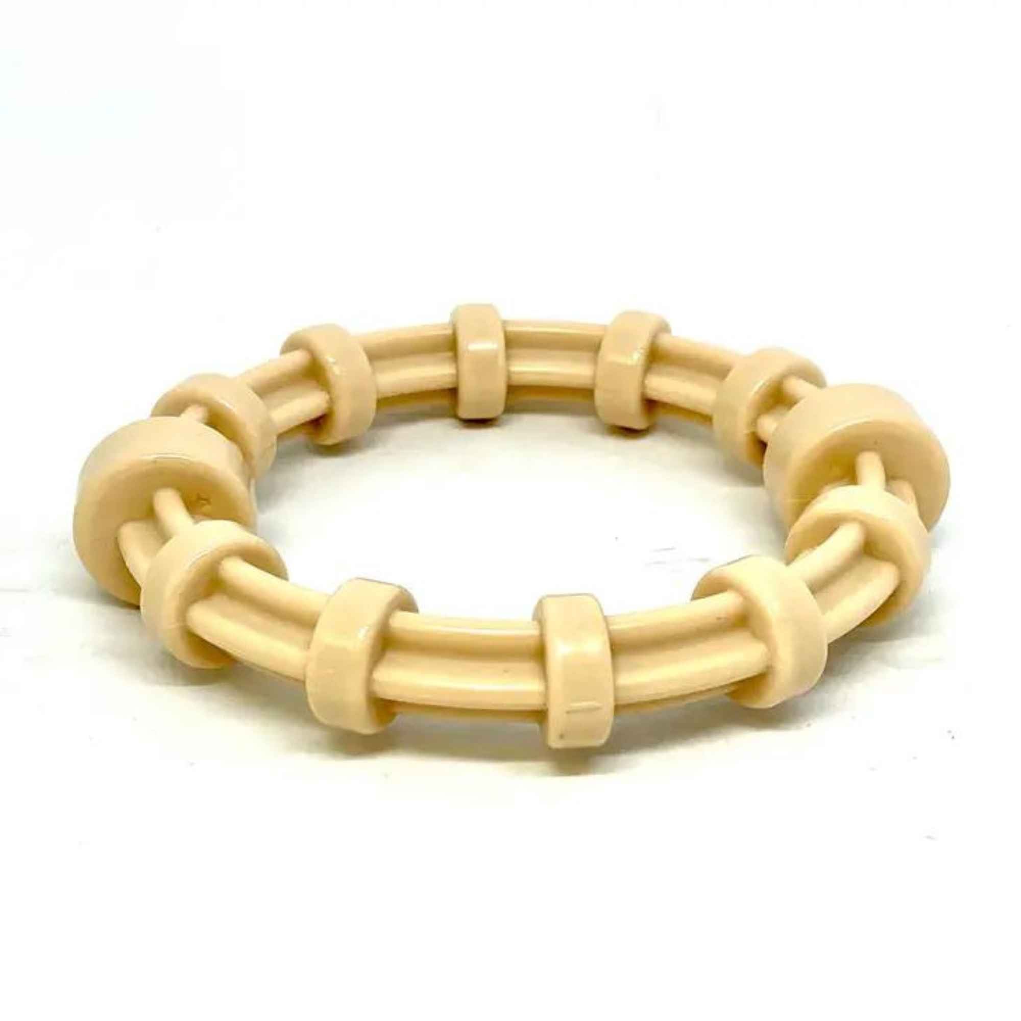 SodaPup Honey Bone Teething Ring Chicken Flavoured